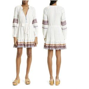Veronica Beard Danica Long Sleeve Cotton Cover-Up Dress Size XS